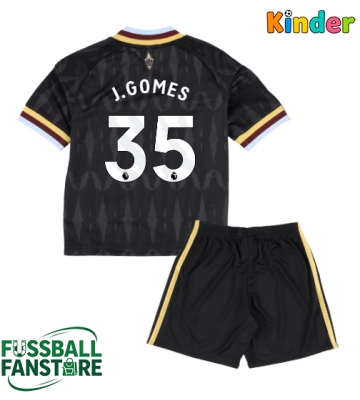 Aston Villa Joao Gomes #35 Replik Auswärtstrikot Kinder 2026-27 Kurzarm (+ Kurze Hosen)